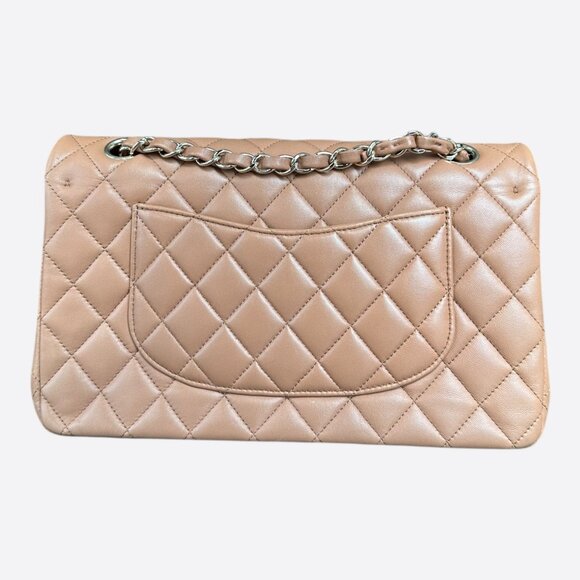 Chanel Beige Quilted Medium Flap Bag - Picture 3 of 8